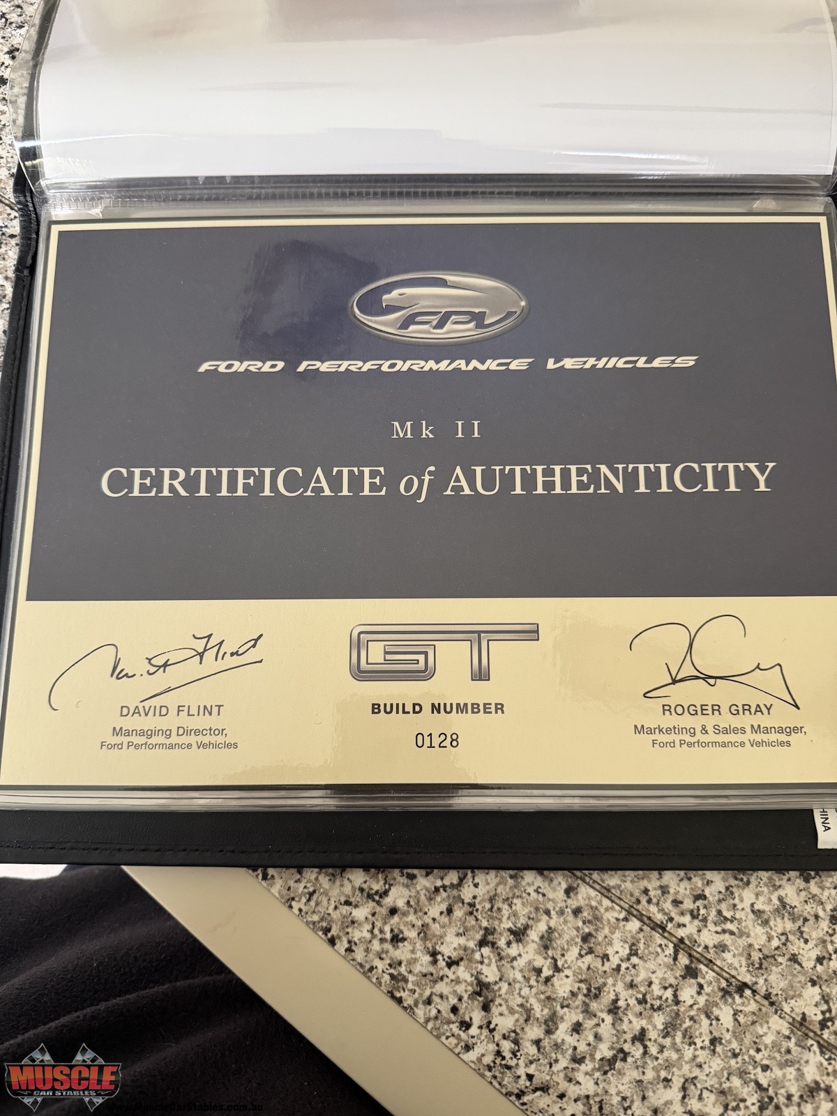 2004 Ford Falcon GT COA