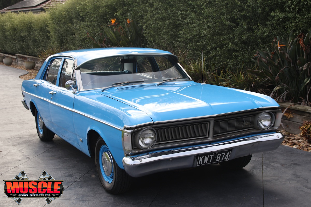 1971 Ford Falcon 500 front three-quarter view