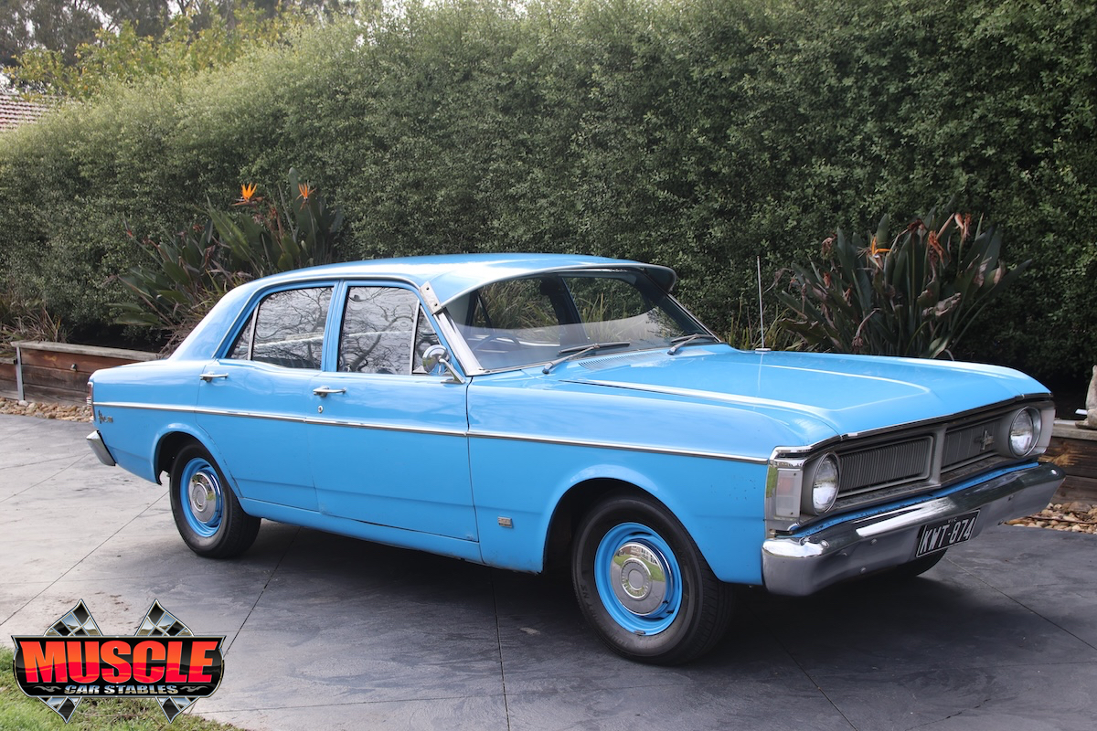 1971 Ford Falcon 500 front three-quarter view