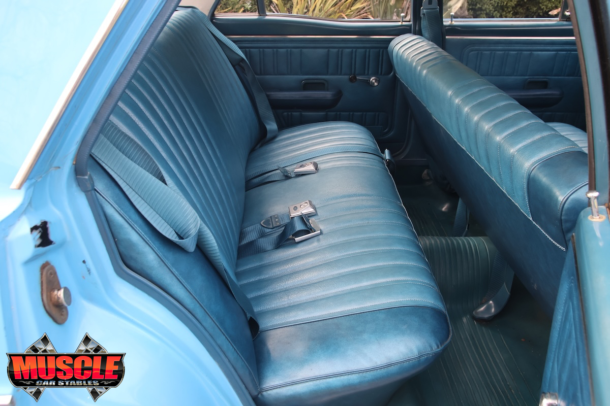 1971 Ford Falcon 500 rear seat