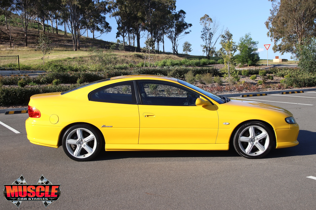 2002 Holden Monaro CV8 Devil Yellow - side