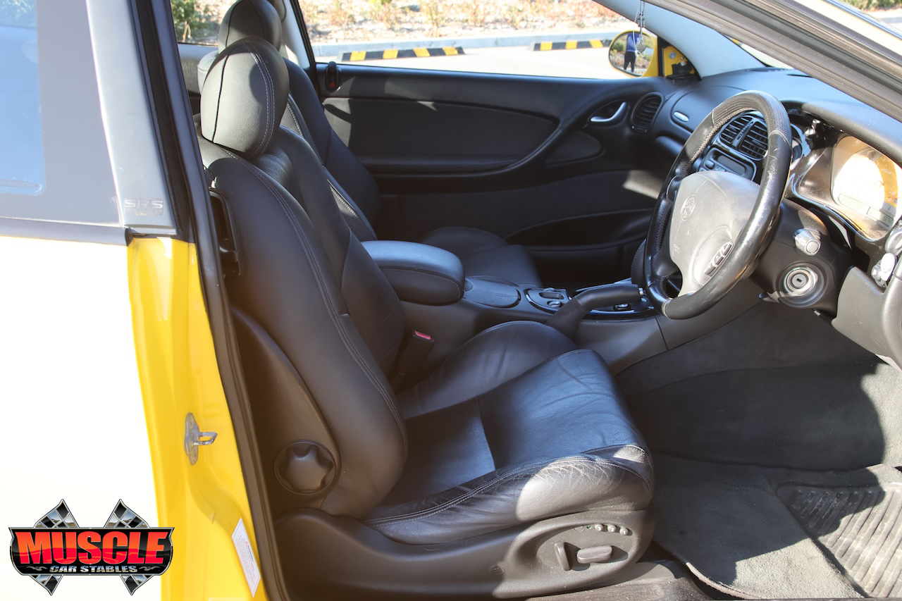 2002 Holden Monaro CV8 Devil Yellow - drivers seat