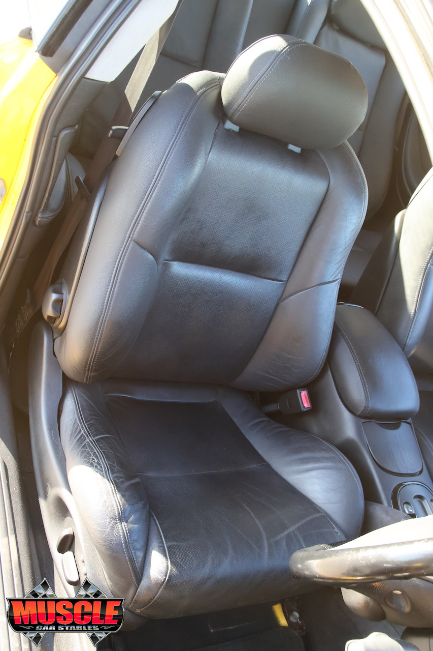 2002 Holden Monaro CV8 Devil Yellow - drivers seat
