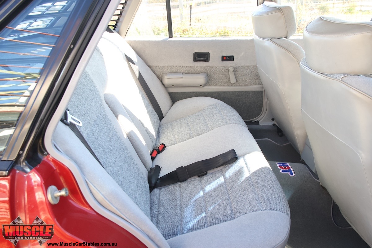1986 HDT VL SS Group A Pluss Pack rear seats