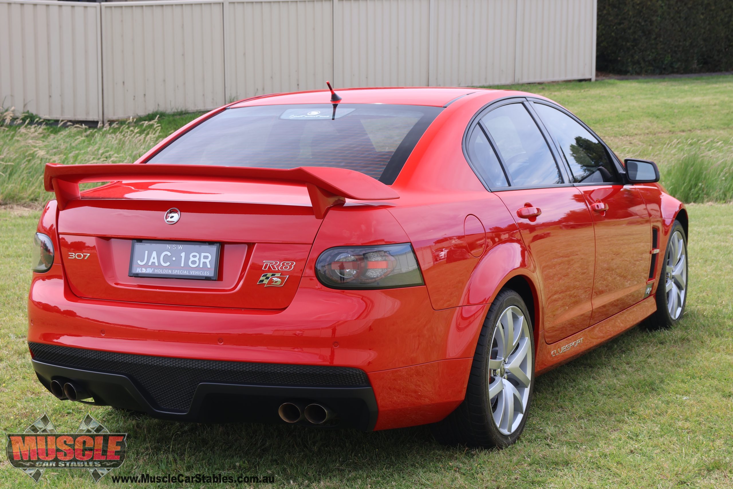 2008 VE Clubsport R8 drivers rear