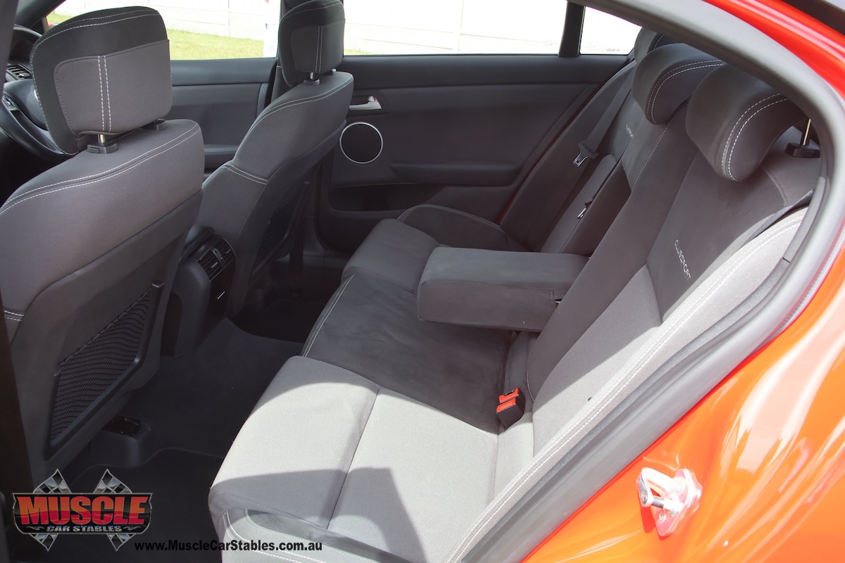 2008 VE Clubsport R8 rear seat